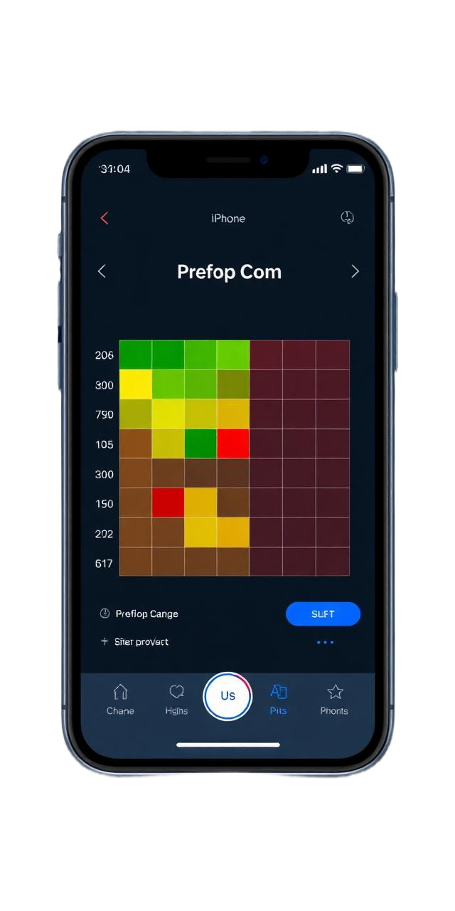GTO preflop ranges on iPhone