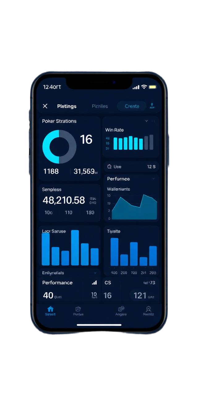 AI Poker Coach analytics on iPhone